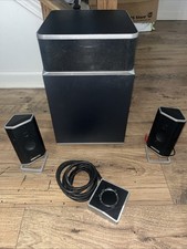 Altec Lansing FX4021 Amplified Speaker System Subwoofer 2 Speakers Control Pod