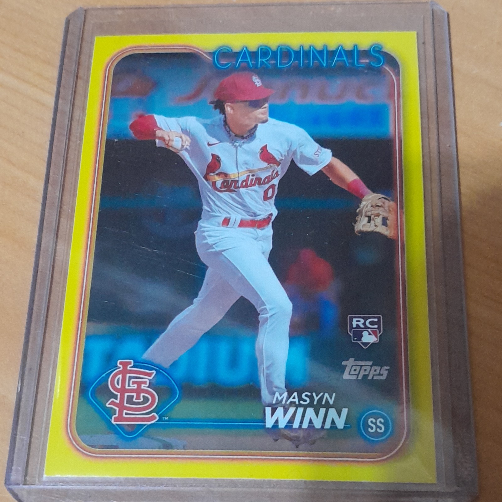Topps 2024 Series 2 Yellow Parallel Rookie #480 Masyn Winn St. Louis Cardinals