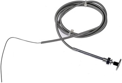 Universal Control Cable 6 Foot 1 Inch Chrome Knob Push Pull Heavy Duty