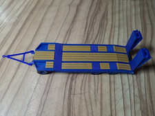 Herpa Goldhofer 3 achs Tiefladeanhänger blau 1/87 ROCO Minitanks