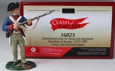 W.Britains Clash of Empires-Continental Line 1st American Rgt At Ready 16023