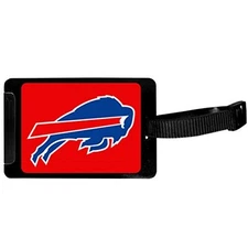 Siskiyou Sports Unisex NFL Buffalo Bills Luggage Tag, Black, 3.25"