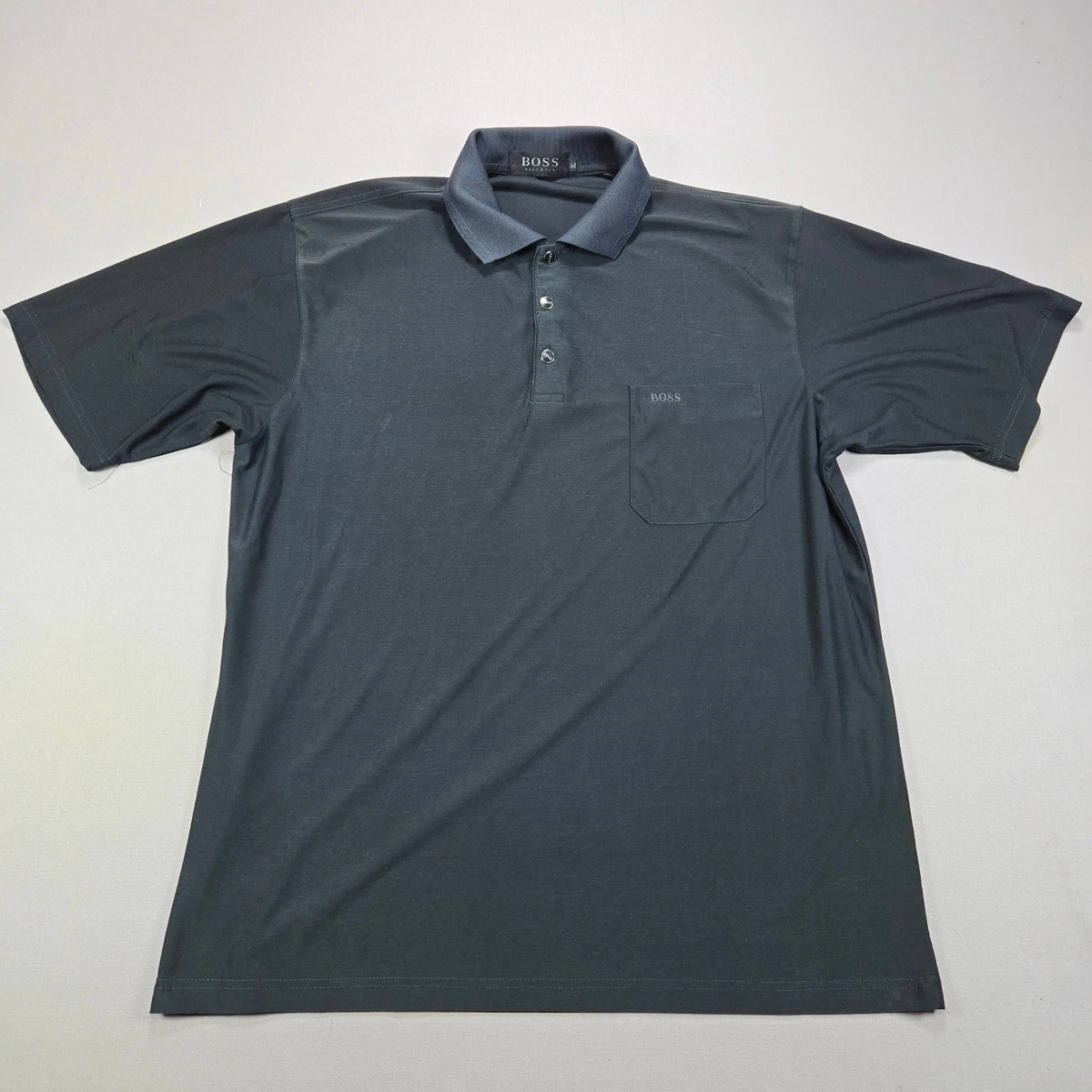 HUGO BOSS ストレッチ ポロシャツ グレー XL 未使用新品タグ付き HUGO BOSS Short Sleeve Size XL Polos for Men for sale | eBay