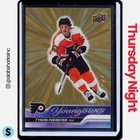 2023 UPPER DECK #225 TYSON FOERSTER OUTBURST GOLD YOUNG GUNS RC ROOKIE 1/1