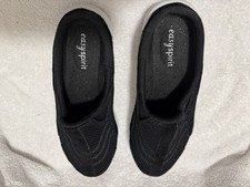 Easy Spirit Womens Traveltime Slip On Walking Sneaker Sz 8 Clog Black Comfort