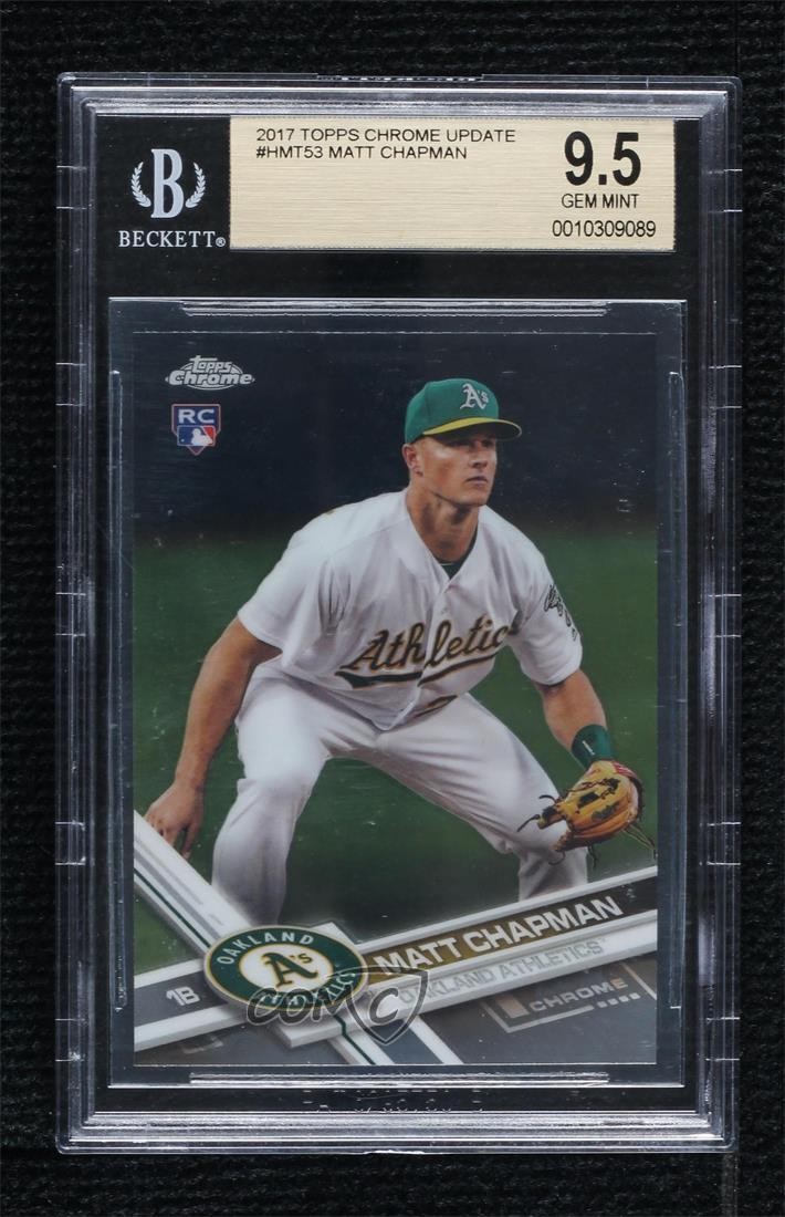 2017 Topps Chrome Update Target Exclusive Matt Chapman BGS 9.5 GEM MINT 4l1