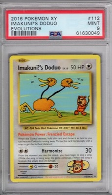Pokemon X & Y Evolutions Karte #112 Imakunis Doduo [Secret Rare] PSA 9