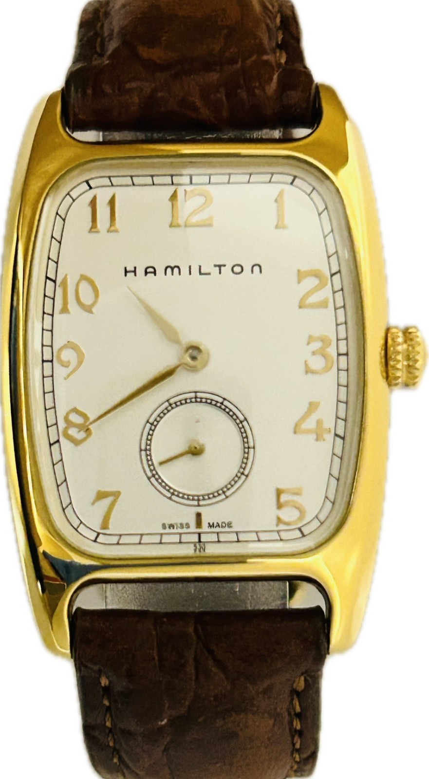 Hamilton American Classic Boulton H134110 Quartz Unisex Watch Excellent A6434 image 3