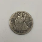 1864-S Seated Liberty Half Dollar 50C, Good G
