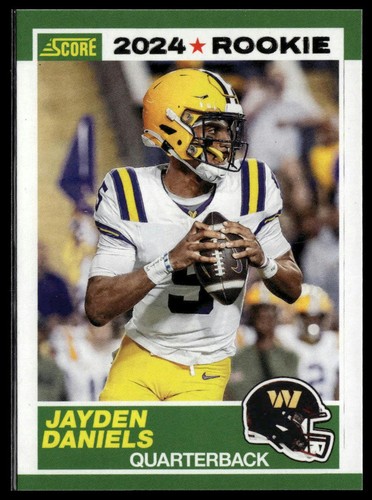 Jayden Daniels #2 2024 Panini Score 35th Anniversary Rookie card