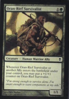 Oran-Rief Survivalist - Zendikar: #174, Magic: The Gathering Nm C347