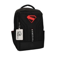 Image of Casual Travel Backpack SUPERMAN Black | Unisex CERDÀ