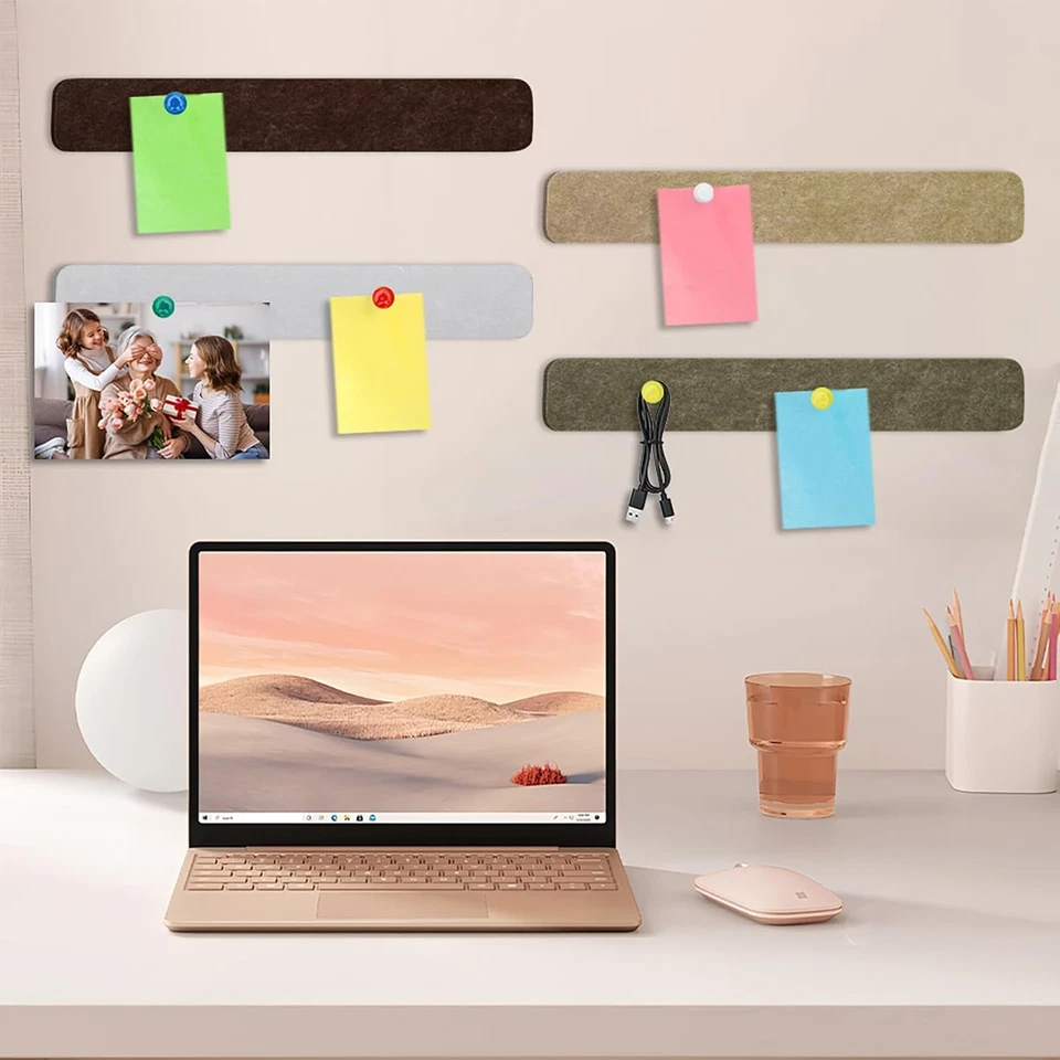 8 Stück Pinnwand Bar Streifen Korkplatte Selbstklebend - Bild 4 von 4