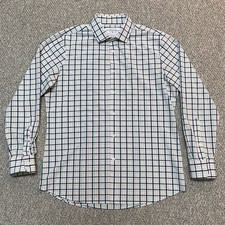 Mizzen and Main Leeward Dress Shirt XL Trim Fit Multi Color Stripe Made in USA
