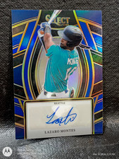 2024 PANINI SELECT LAZARO MONTES AUTO /49  SIGNATURE SERIES BLUE PRIZM #SS-LM
