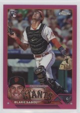 2023 Topps Chrome Update Magenta Refractor 377/399 Blake Sabol #USC151 0c6