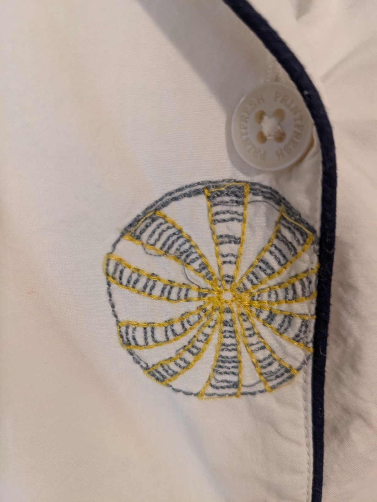 Print Fresh Beachcomber Button Down Sleepshirt/Go… - image 7