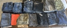 55 Piece Clothing Bundle   Jeans, Shorts Men  Women   Great for Resellers 