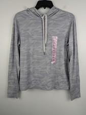 Member's Mark Women's Favorite Soft Stretch S Pullover Hoodie Light Gray Camo