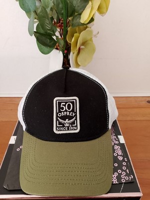 Osprey 50th Anniversary Trucker Hat Cap Snapback Adjustable Olive Green. Genuine