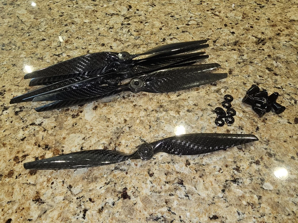 Eight Carbon Fiber Drone Blades - Image 4 of 4