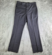 Perry Ellis Portfolio Dress Pants Mens 32x30 Gray Slim Fit Stretch Trousers