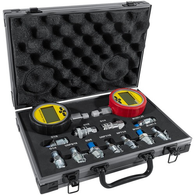 #ad 70M Digital Hydraulic Pressure Test Kit Coupling Hose Gauge for Excavator $349.99