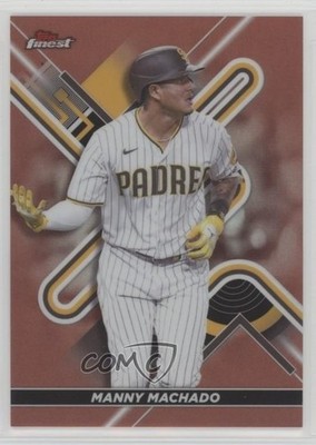2022 Topps Finest Rose Gold Refractor 52/75 Manny Machado #83 0x3l
