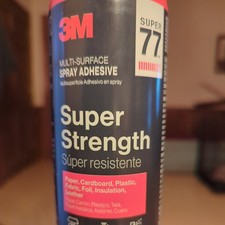 NEW 3M Super 77 Spray Adhesive 14.1 oz. Super Strength 77-NAT