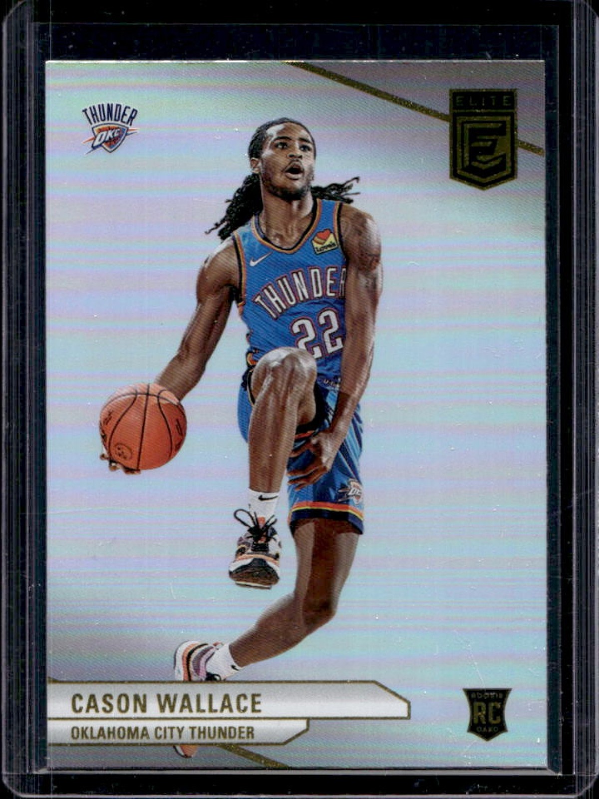 2023-24 Panini Donruss Elite Cason Wallace RC Rookie #219 Thunder