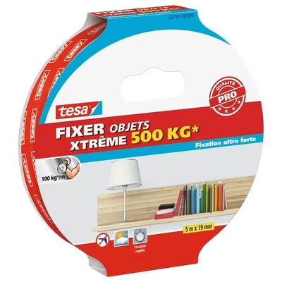 [55792-00009-00] TESA Adhésif Powerbond Xtreme double face ultra fort 5 m x19... - Photo 1/4