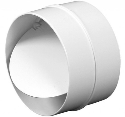 100/125/150 mm Rückschlagschutz Rohrverbindung weiß PVC Rundgitter