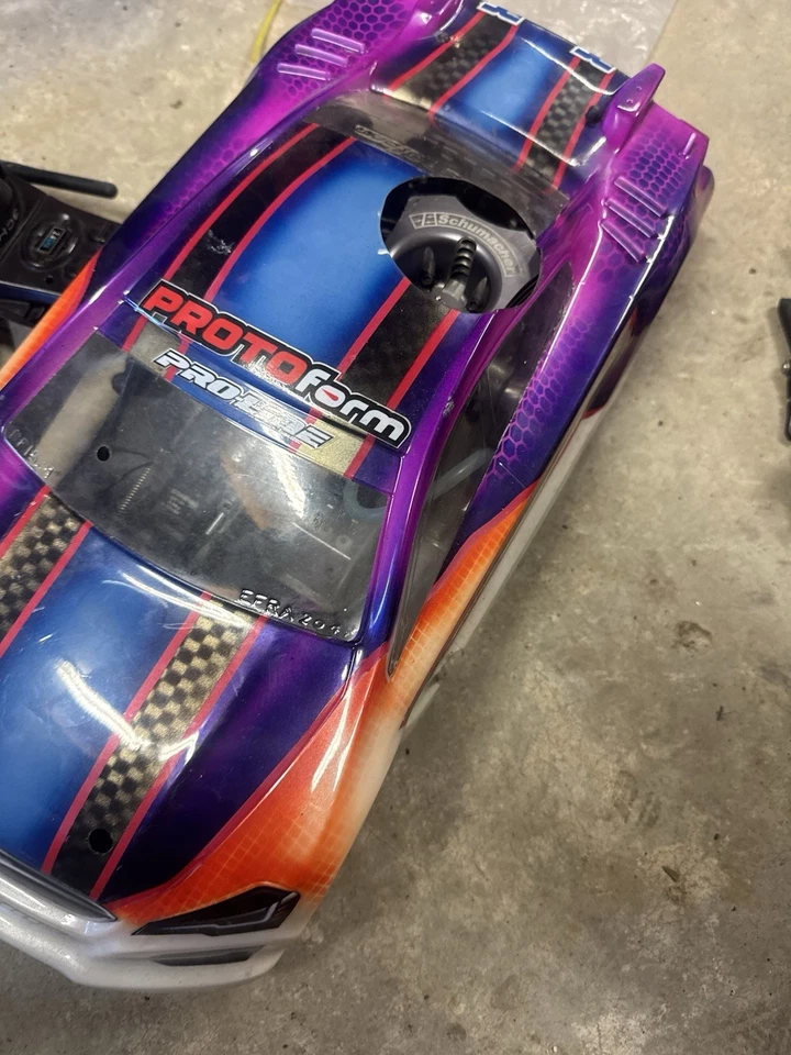 Schumacher Fusion 28 Turbo Nitro Rc Car 3 Speed Box Manual 1/10 On Road - Image 2 of 4