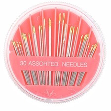 1 Pack 30-count Assorted Needles Premium Hand Sewing Needles 6 Different Sizes S