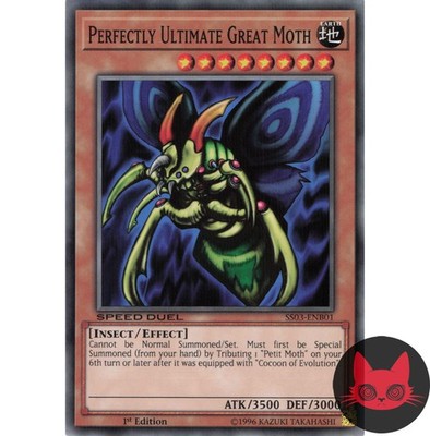 Yugioh Perfectly Ultimate Great Moth SS03-ENB01 Common 1. Auflage NM
