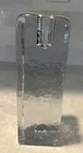 Blenko Glass ICE CUBE Candle Holder Clear Square 6” Littala?