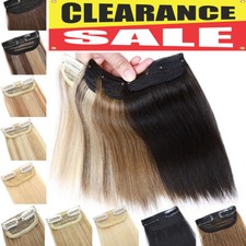 Fluffy 100 Real Human Hair Clip In Pieces Mini Pads Remy Hair Topper Extensions