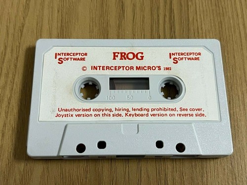 VIC 20 Interceptor Frog Vintage Kaseta - Rzadka działa -👽👾Pomysł na prezent retro👾👽 - Zdjęcie 8 z 12