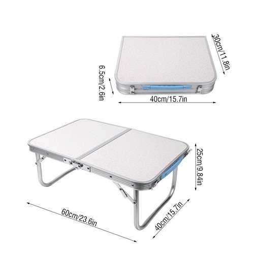 Outdoor BBQ Desk Aluminum Portable Folding Camping Picnic Table Garden Small NEW - Picture 14 of 14