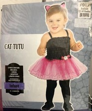 Halloween Cat Tutu Infant Costume 3 Piece Set - 12-18 Months - NEW