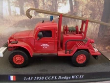 1/43  DelPrado  1950 CCFL Dodge WC53 France  FIRE