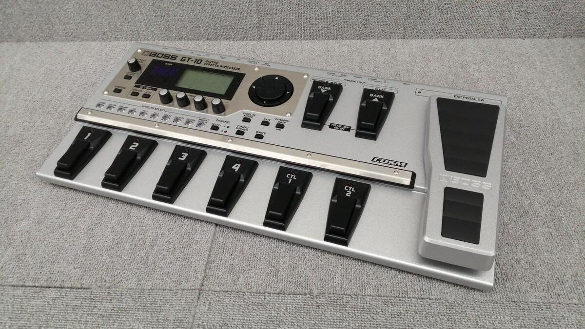 BOSS GT-10 ギターエフェクトプロセッサー Boss GT-10 Guitar Effects Processor w/ box, power supply | eBay