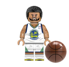 Minifigura de Stephen Curry Golden State Warriors Building Block