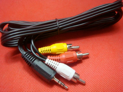 3.5mm A 3 RCA AV Audio Video Cable Para Sony Digital Camcorder Dcr Trv280 Dcr T