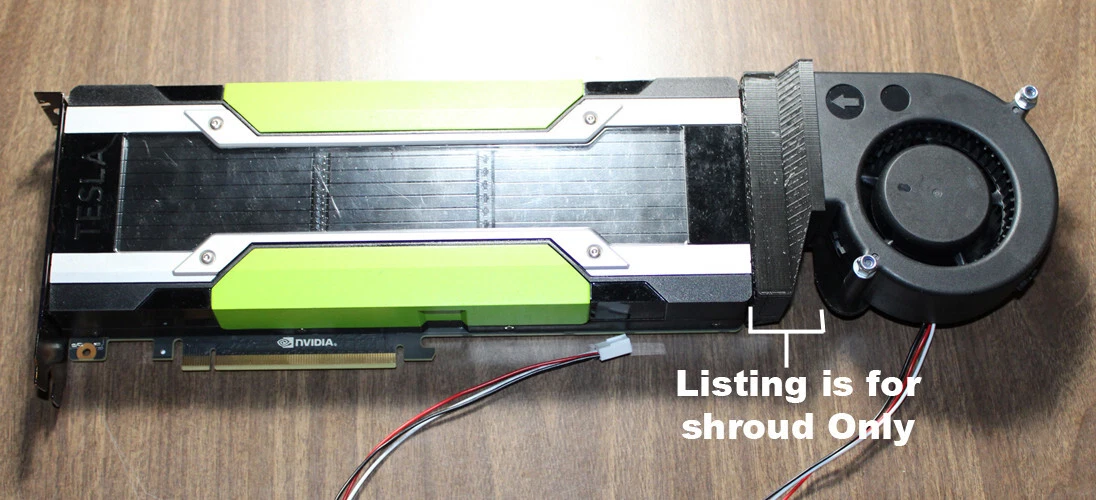 Nvidia Tesla Cooling Shroud for M40 K80 P40 P100 V100 USA eBay