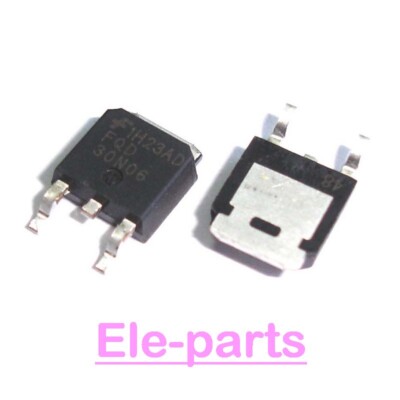 10 PCS FQD30N06 TO-252 FQD 30N06 60V N-Channel MOSFET Transistors Chip