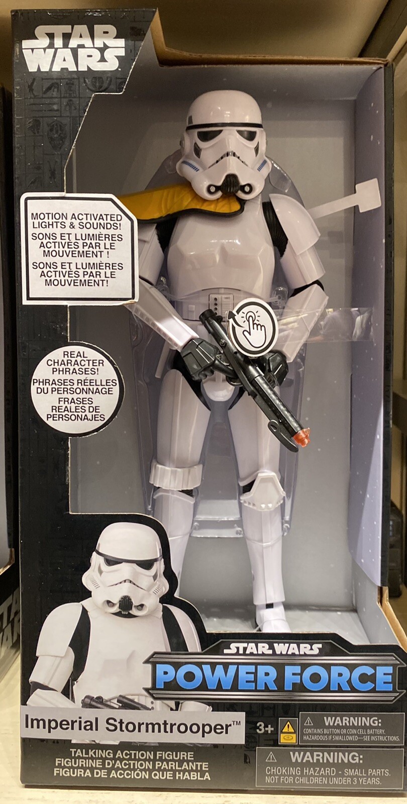 Star Wars Disney Parks Power Force Imperial Storm Trooper Talking Action Figure