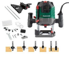 Parkside POF 1200 Vertikalfr&auml;smaschine Trimmer mit Zubeh&ouml;r 6 Fr&auml;ser 1200W