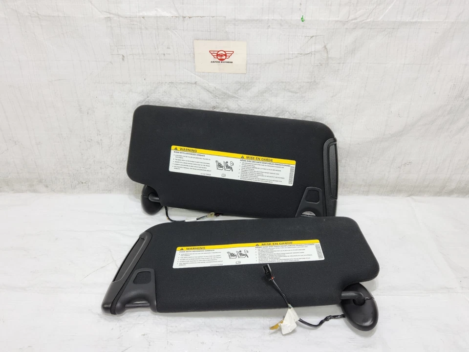 2015-2020 Dodge Charger Sun Visor Sunvisor Left Right Set Illuminated Extendable Foto 3 de 4