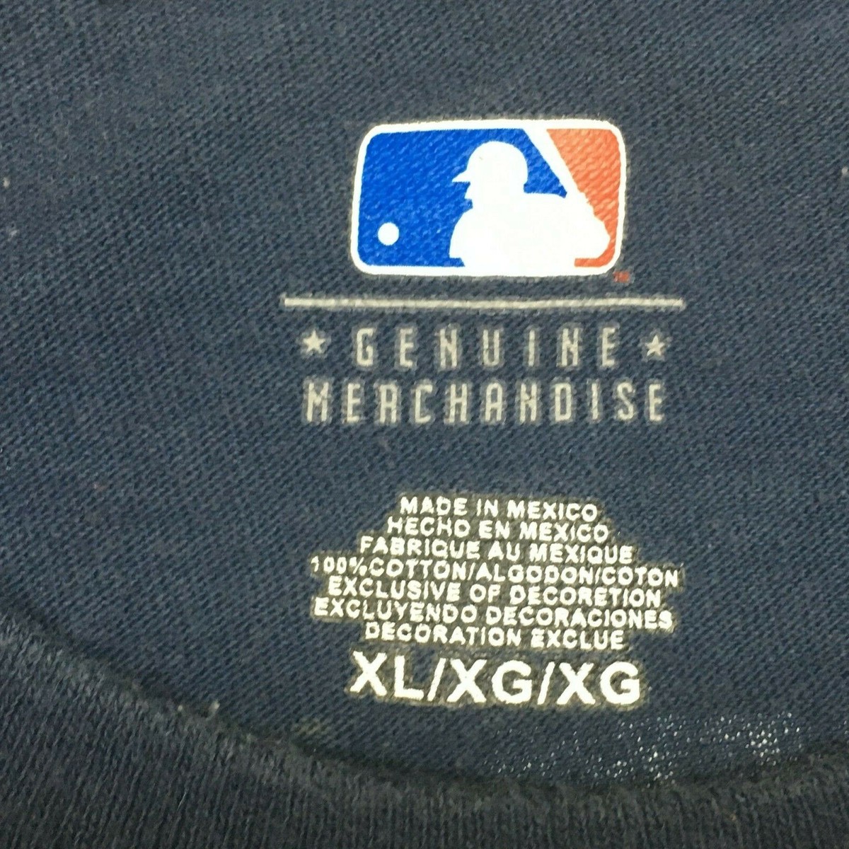 MLB New York Yankees JETER #2 Navy Blue Size Adult XL